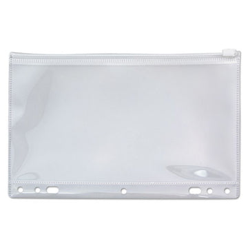 Angler's Zip-all Ring Binder Pocket, 6 X 9 1-2, Clear freeshipping - TVN Wholesale